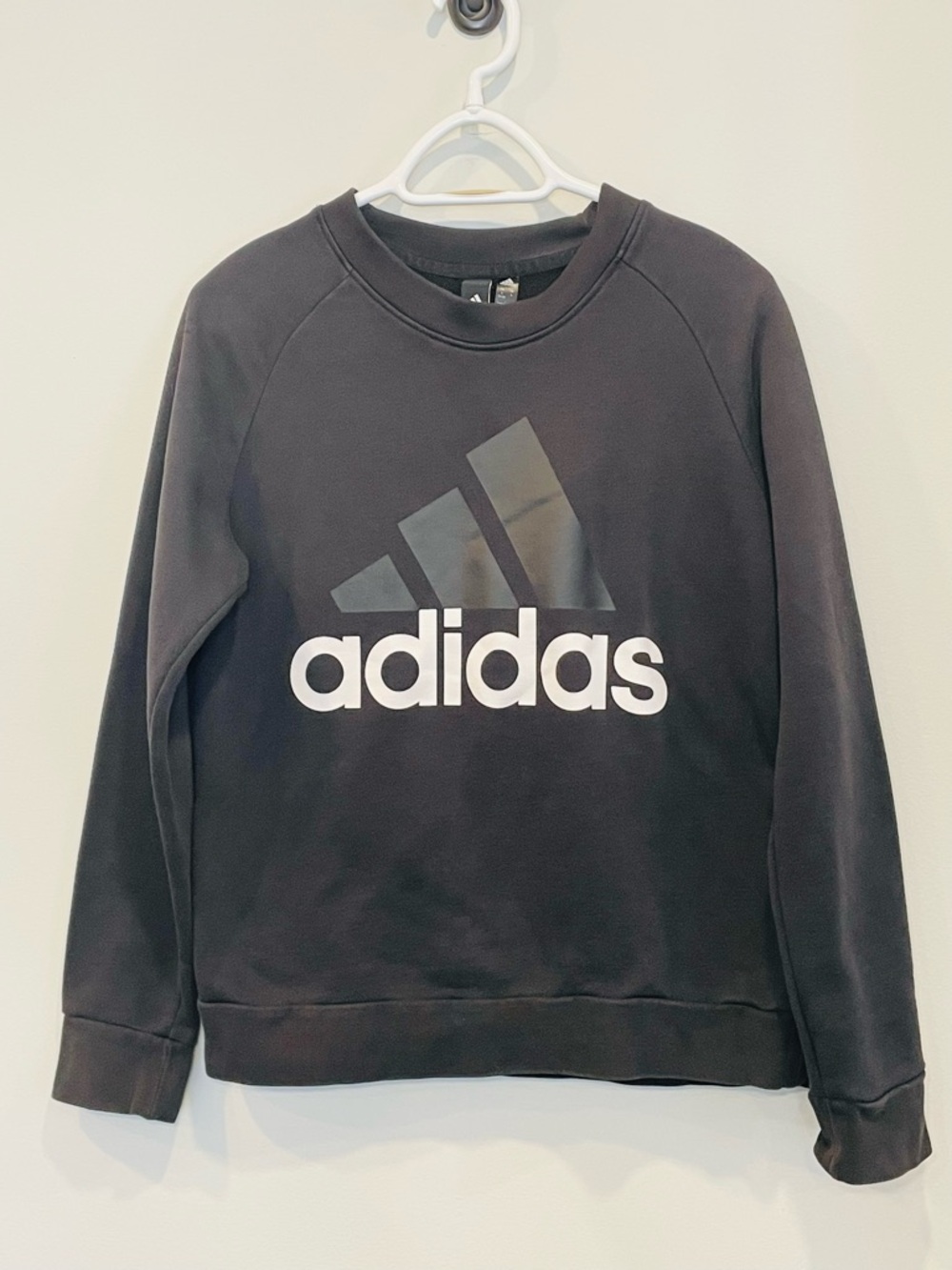 adidas Women’s Black Logo Crewneck Sweatshirt